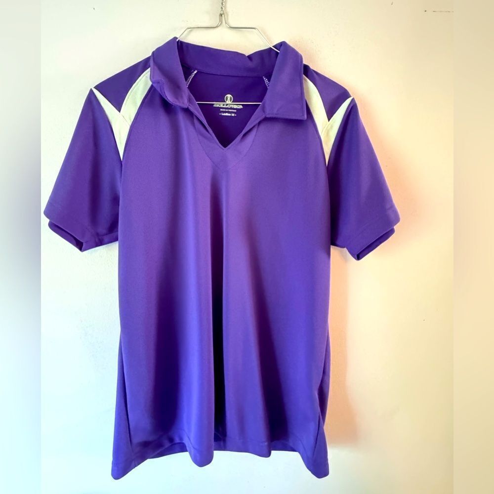 Holloway Women’s Golf Polo Purple Medium